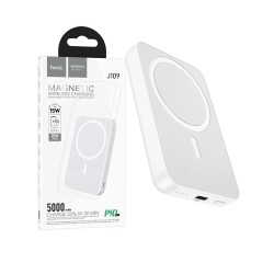 Hoco Magnetic Power Bank J109 Easy for Wireless Charging PD20W 5000mAh White Hoco Magnetic Power Bank J109 Easy for Wireless Charging PD20W 5000mAh White